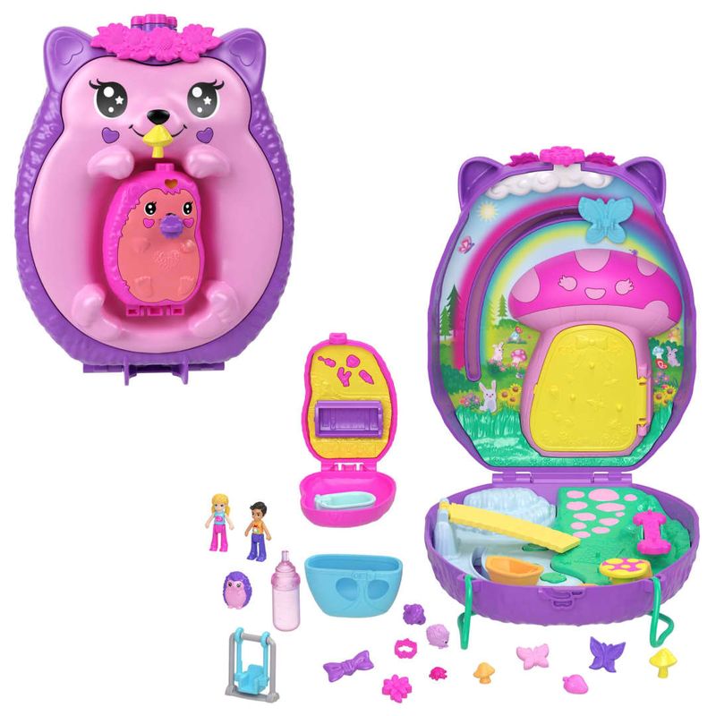 MATGKJ63 JBJ91 - Playsey Polly Pocket - Mae e Bebe Ourico - Mattel 2.jpg