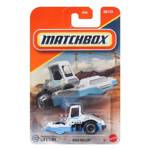 Carrinho Matchbox - Road Roller - 1:64 - Mattel