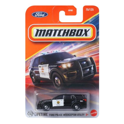 Carrinho Matchbox - Ford Police Interceptor Utility - 1:64 - Mattel