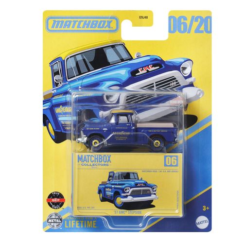 Carrinho Matchbox - GMC Stepside 1957 - Collectors - 1:64 - Mattel