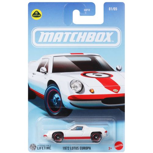 Carrinho Matchbox - Lotus Europa 1972 - 1:64 - Mattel