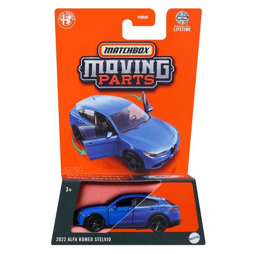 Carrinho Matchbox - Alfa Romeo Stelvio 2022 - Moving Parts - 1:64 - Mattel