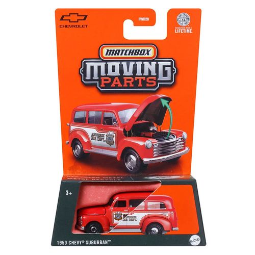 Carrinho Matchbox - Chevy Suburban 1950 - Moving Parts - 1:64 - Mattel