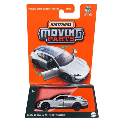 Carrinho Matchbox - Porsche Taycan GTS Sport Turismo - Moving Parts - 1:64 - Mattel