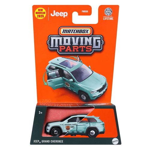 Carrinho Matchbox - Jeep Grand Cherokee - Moving Parts - 1:64 - Mattel