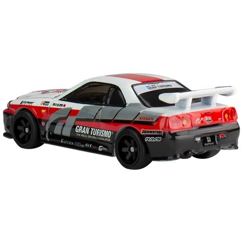 Carrinho Hot Wheels - Nissan Skyline GT-R BNR34 - Gran Turismo 7 - Pop Culture - Mattel