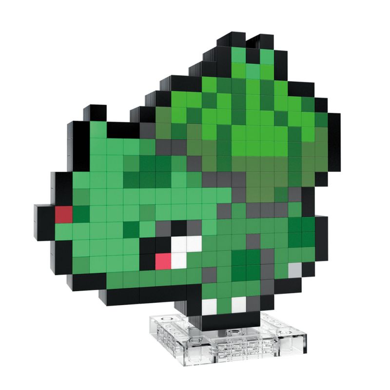 MATHTH75 - Blocos de Montar - Bulbasaur Pixel Art - Pokemon - Mega - 374 Pecas - Mattel 1.jpg