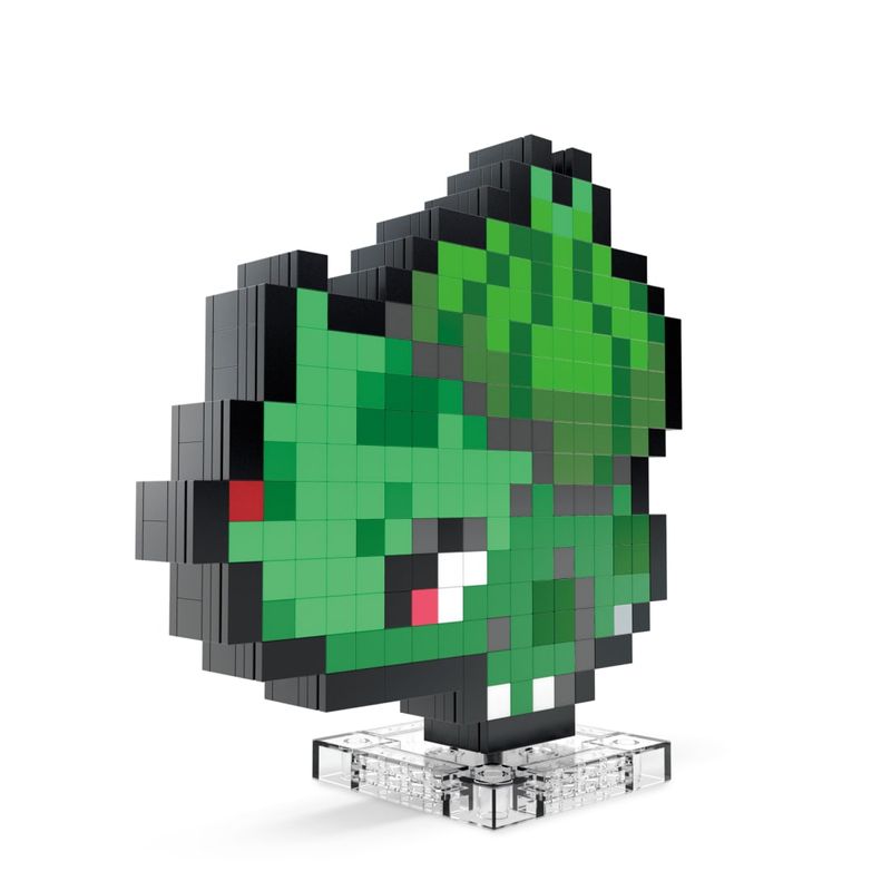 MATHTH75 - Blocos de Montar - Bulbasaur Pixel Art - Pokemon - Mega - 374 Pecas - Mattel 3.jpg
