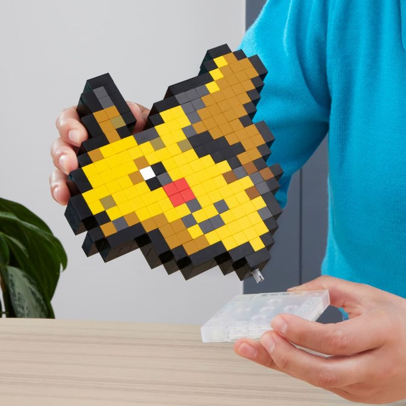 MATHTH74 - Blocos de Montar - Pikachu Pixel Art - Pokemon - Mega - 400 Pecas - Mattel 6.jpg