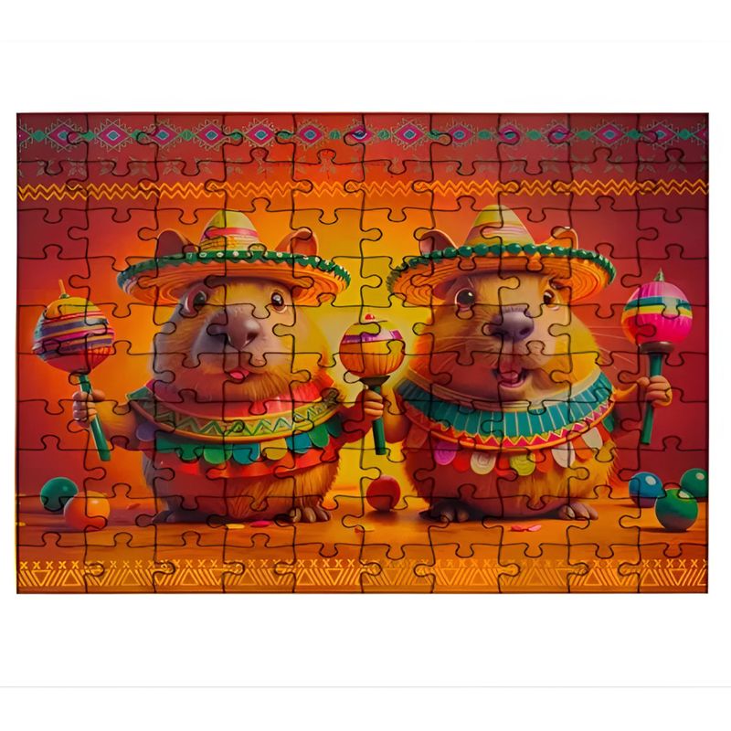 GAL792989 - Quebra-Cabecas - Capivaras Mexicanas - 100 Pecas - Pais - Filhos 2.jpg