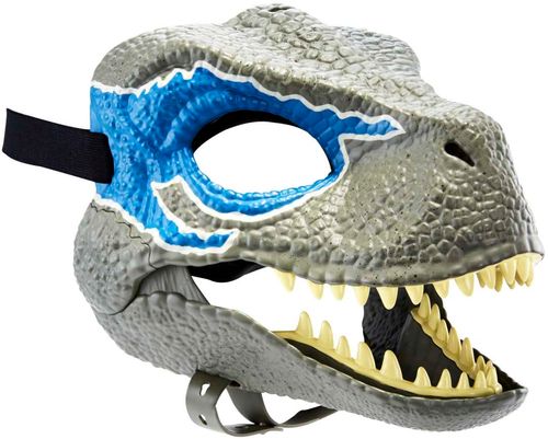 Máscara de Dinossauro - Velociraptor Blue - Jurassic World - Mattel