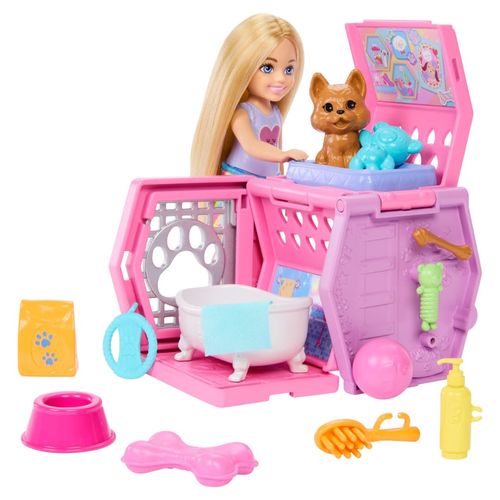 Playset Barbie - Festa de Cachorrinhos - Chelsea - Mattel