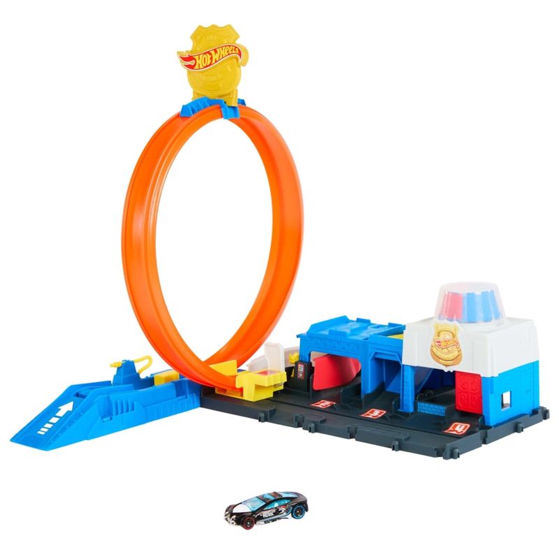 MATJBM71 - Pista com Carrinho Hot Wheels - Super Delegacia - City - Mattel 1.jpg