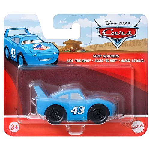 Carrinho Disney - Strip Weathers - Carros da Pixar - 1:55 - Mattel