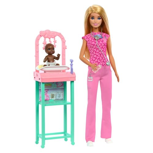 Playset Barbie - Pediatra - Profissões - Mattel