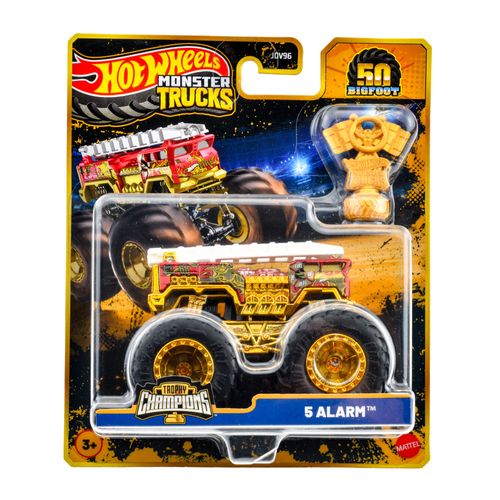 Carrinho Hot Wheels - 5 Alarm - Trophy Champions - Monster Truck - 1:64 - Mattel