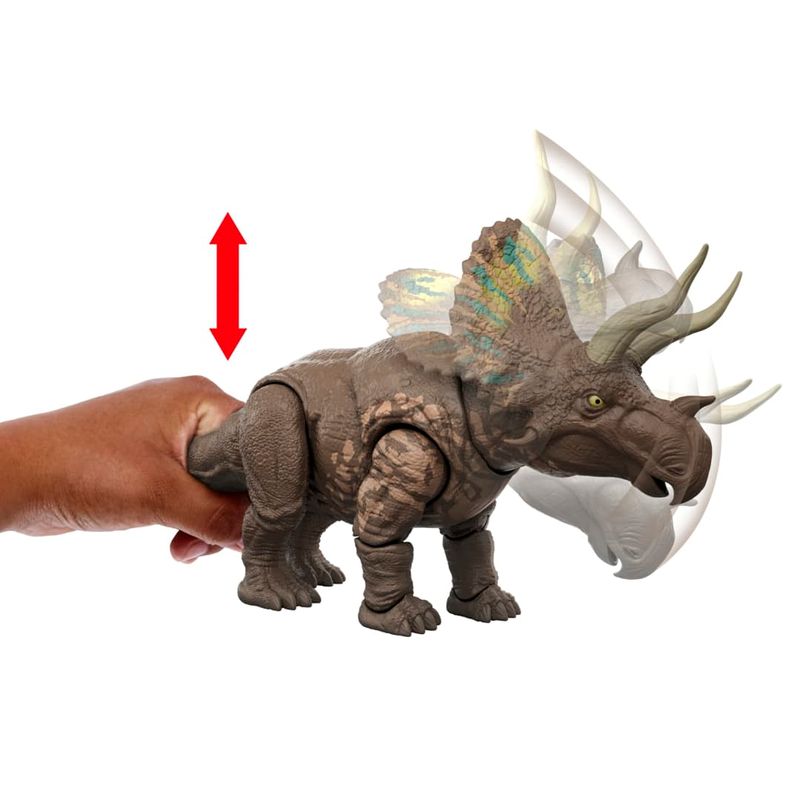 MATJGB92 JGB93 - Dinossauro Articulado - Eotriceratops - Gigantic Thrashers - 32 cm - Mattel 4.jpg