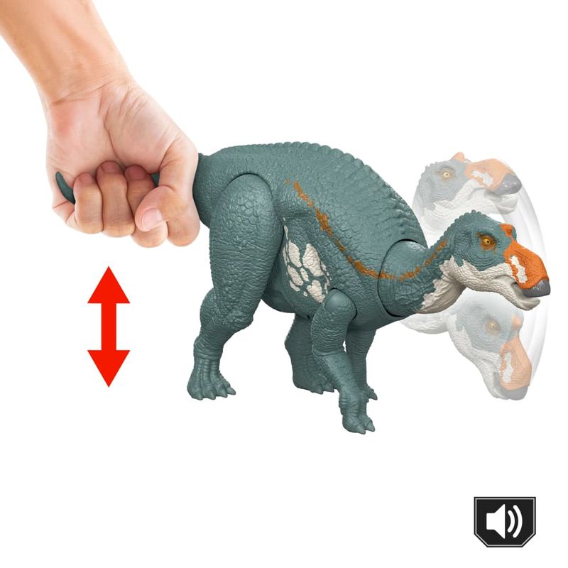 MATJGB87 JGC82 - Dinossauro Articulado com Som - Maiasaura - Wild Roar - Jurassic World - 31 cm - Mattel 3.jpg