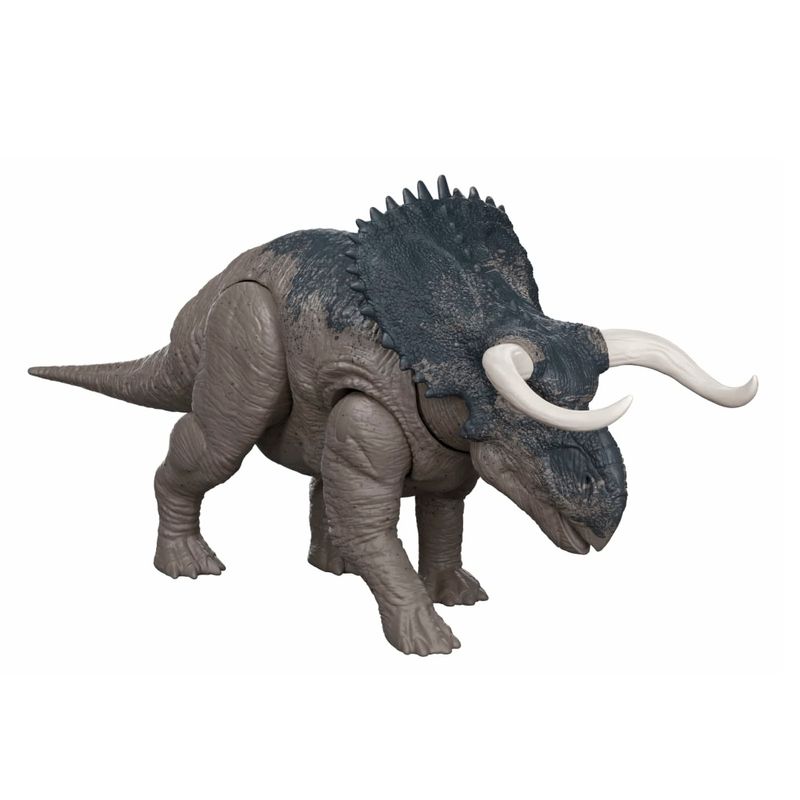 MATJGB87 JGC81 - Dinossauro Articulado com Som - Nasutoceratops - Wild Roar - Jurassic World - 30 cm 1.jpg