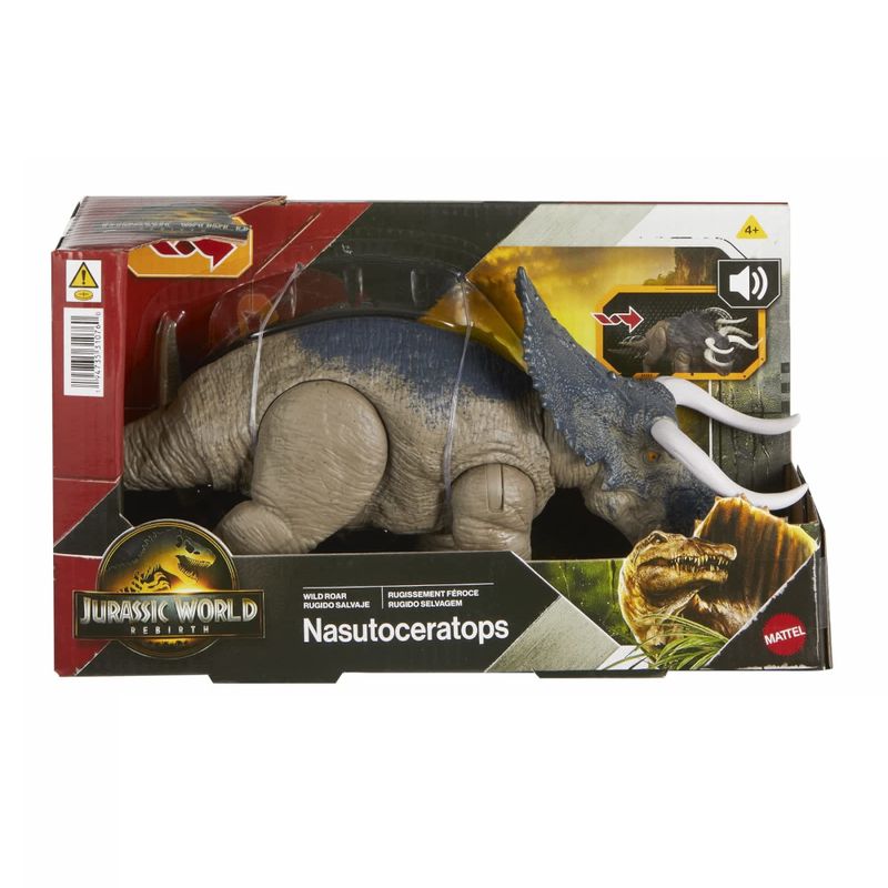 MATJGB87 JGC81 - Dinossauro Articulado com Som - Nasutoceratops - Wild Roar - Jurassic World - 30 cm 2.jpg