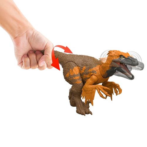 Dinossauro Articulado com Som - Utahraptor - Wild Roar - Jurassic World - 30 cm - Mattel
