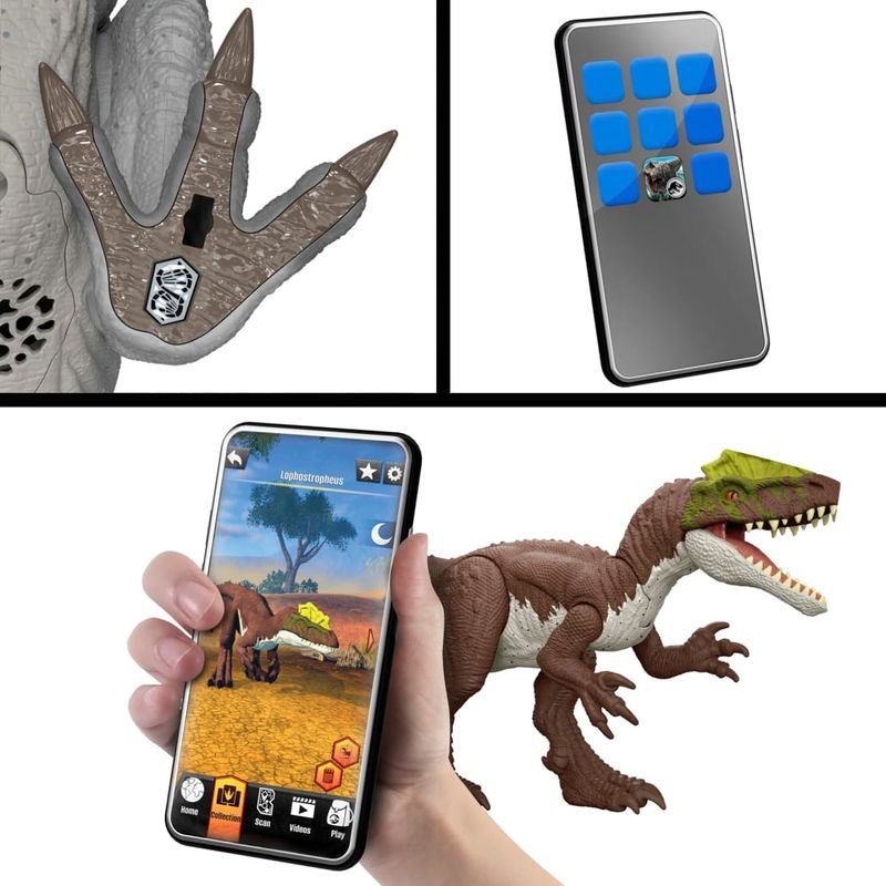 MATJGB87 JGC80 - Dinossauro Articulado com Som - Utahraptor - Wild Roar - Jurassic World - 30 cm - Mattel 6.jpg