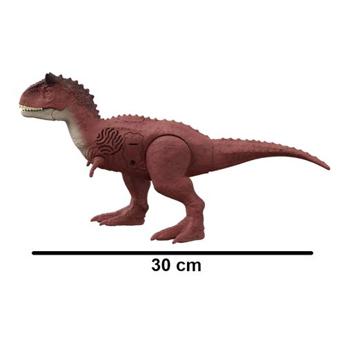Dinossauro Articulado com Som - Carnotaurus - Sound Surge - Jurassic World - 30 cm - Mattel