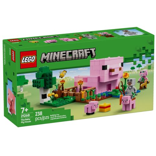 LEGO Minecraft - A Casa do Porquinho - 238 Peças - 21268
