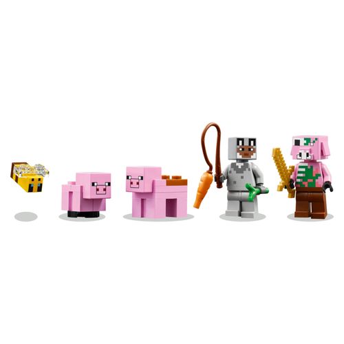 LEGO Minecraft - A Casa do Porquinho - 238 Peças - 21268
