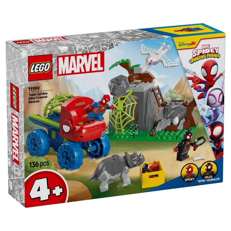 LEG11199 - LEGO Marvel - Equipe Spidey Dino ao resgate - 136 Pecas - 11199 1.jpg
