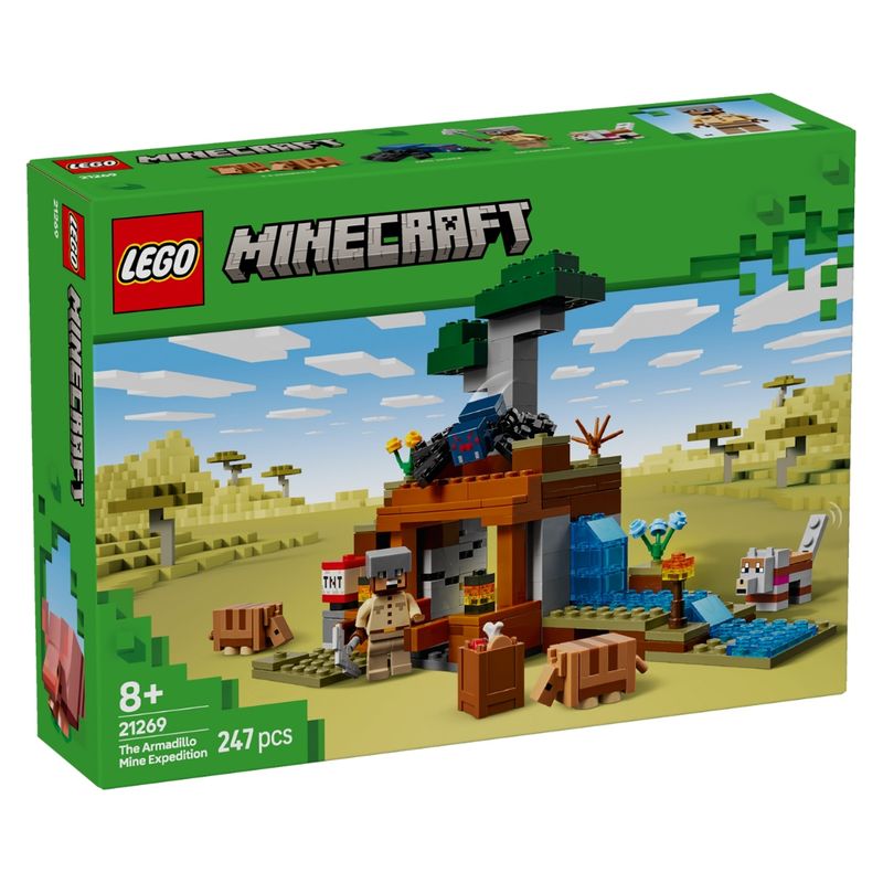 LEG21269 - LEGO Minecraft - A Expedicao na Mina do Armadillo - 247 Pecas - 21269 1-compressed.jpg