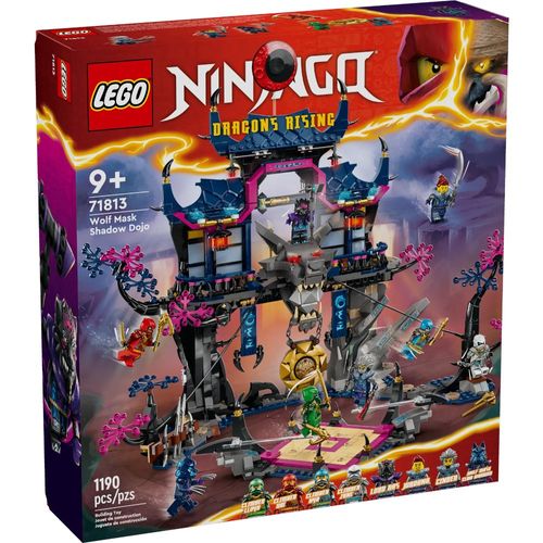 LEGO Ninjago - Máscara de Lobo Sombra Dojo - 1190 Peças - 71813