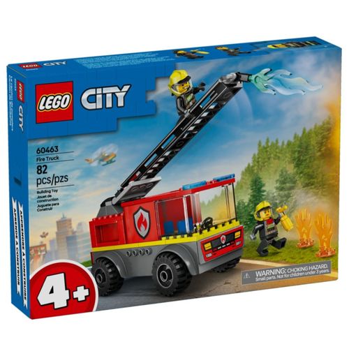 LEGO City - Caminhão de Escada de Incêndio - 82 Peças - 60463