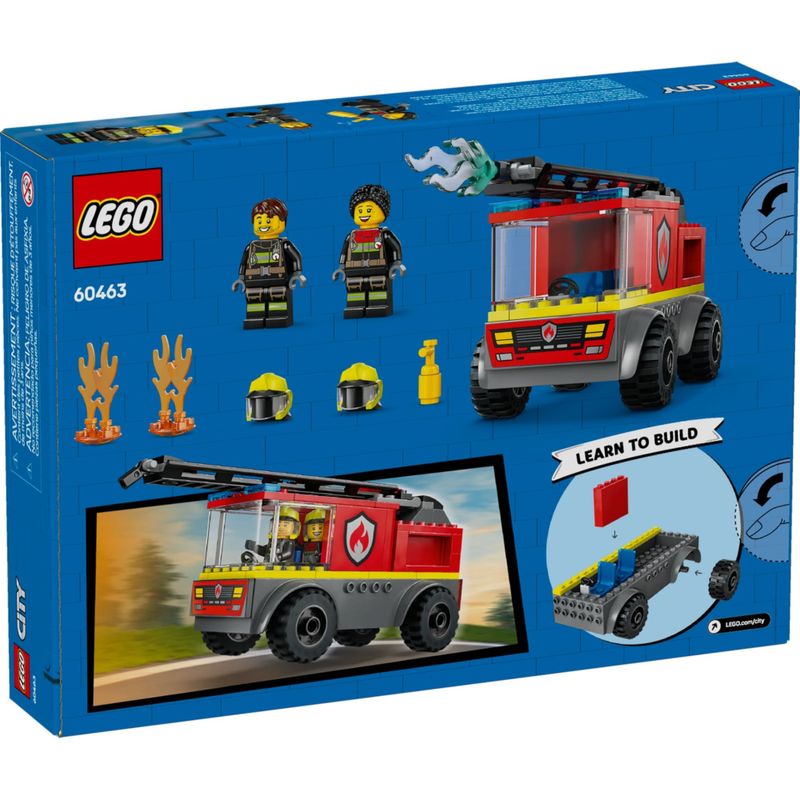 LEG60463 - LEGO City - Caminhao de Escada de Incendio - 82 Pecas - 60463 4.jpg