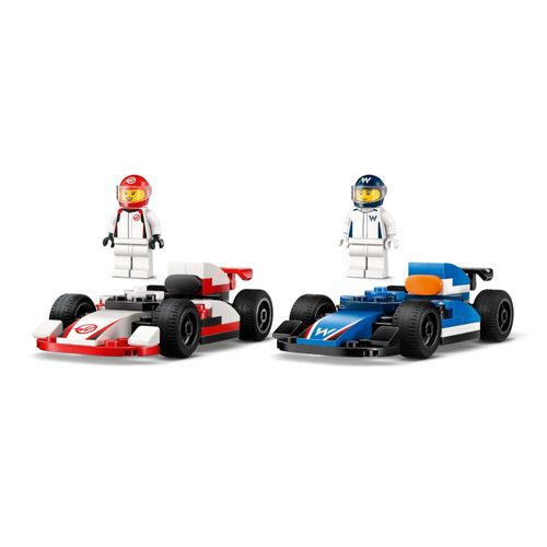 LEGO City - Carros da Williams Racing e Haas F1 - 92 Peças - 60464