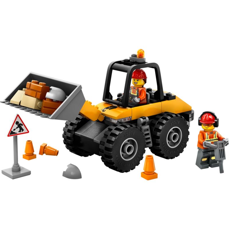 LEG60450 - LEGO City - Carregadeira de Rodas de Construcao Amarela - 81 Pecas - 60450 2.jpg