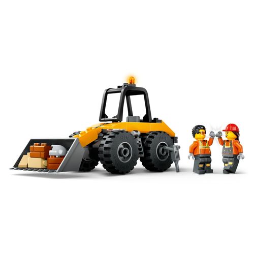 LEGO City - Carregadeira de Rodas de Construção Amarela - 81 Peças - 60450