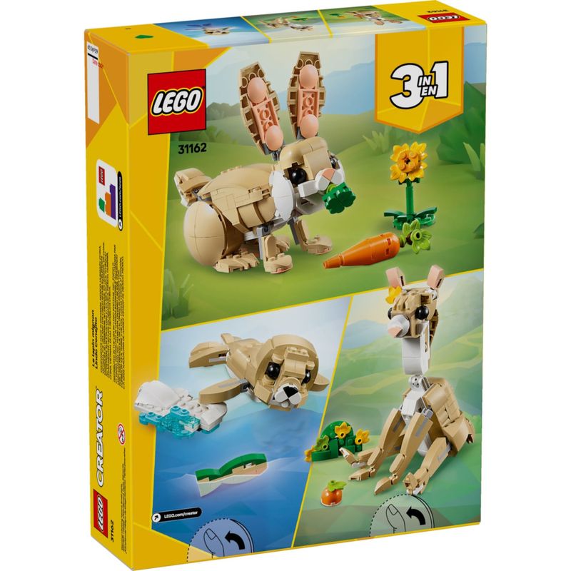 LEG31162 - LEGO Creator 3 em 1 - Coelhinho Fofo - 326 Pecas - 31162 8.jpg