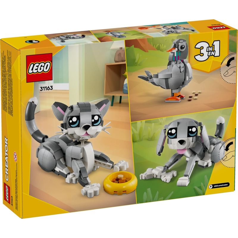 LEG31163 - LEGO Creator 3 em 1 - Gato Brincalhao - 407 Pecas - 31163 8.jpg