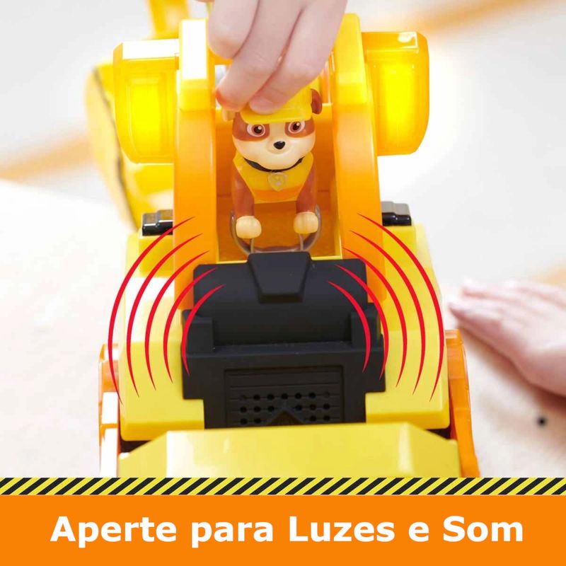 SUN3799 - Veiculo com Som e Luz - Escavadeira Deluxe do Rubble - Patrulha Canina - Sunny 4.jpg