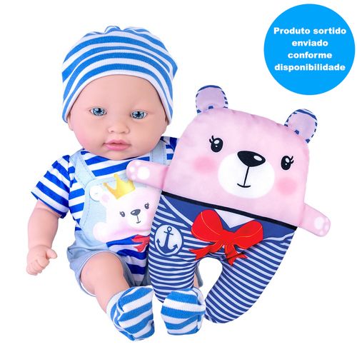 Boneca Reborn - Minha Naninha Preferida - My Sweet Love - Menino - Sortido - Cotiplás