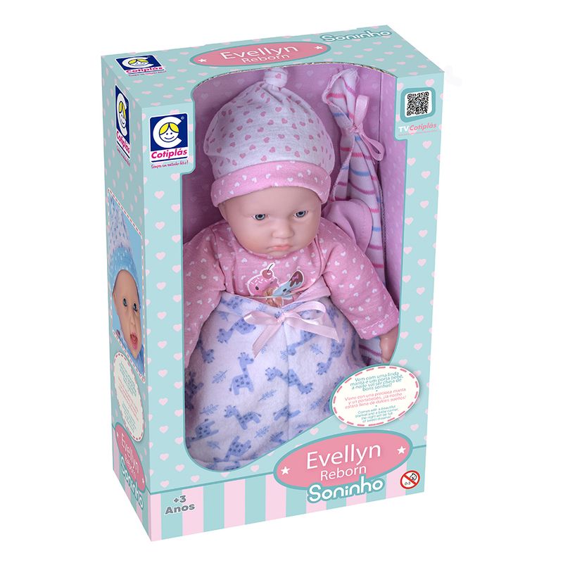 COT2853 - Boneca Reborn - Soninho - Evellyn Reborn - Menina - Sortido - Cotiplas 2.jpg