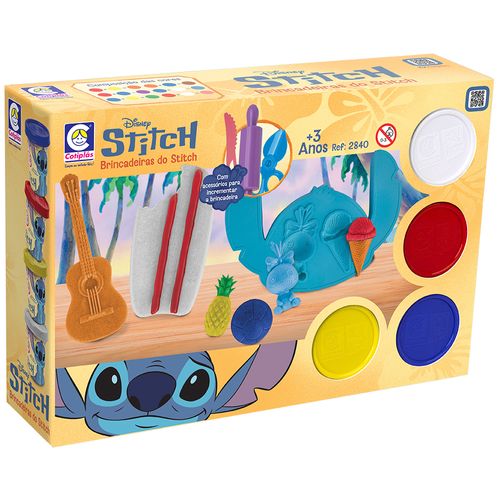 Conjunto Massa de Modelar - Confeitaria do Stitch - Disney - Cotiplás