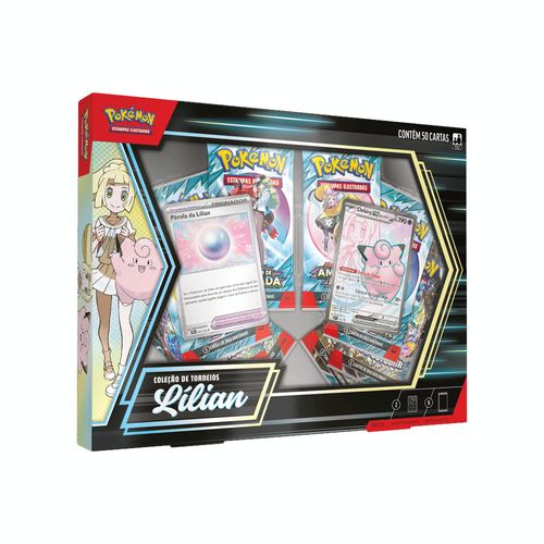 Box de Cartas Pokémon - Coleção de Torneios Lílian - Copag