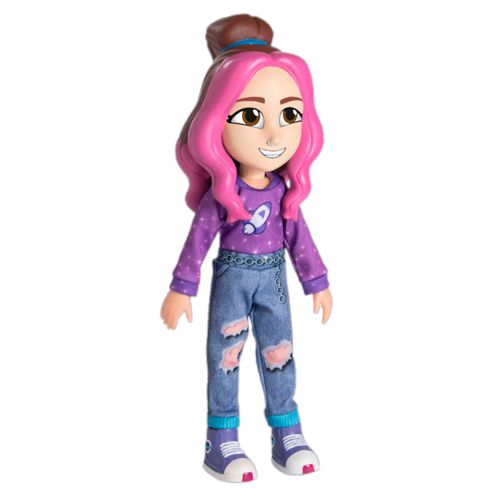 Boneca de Vinil - Katlen - Dos Rosa - 26 cm - Baby Brink