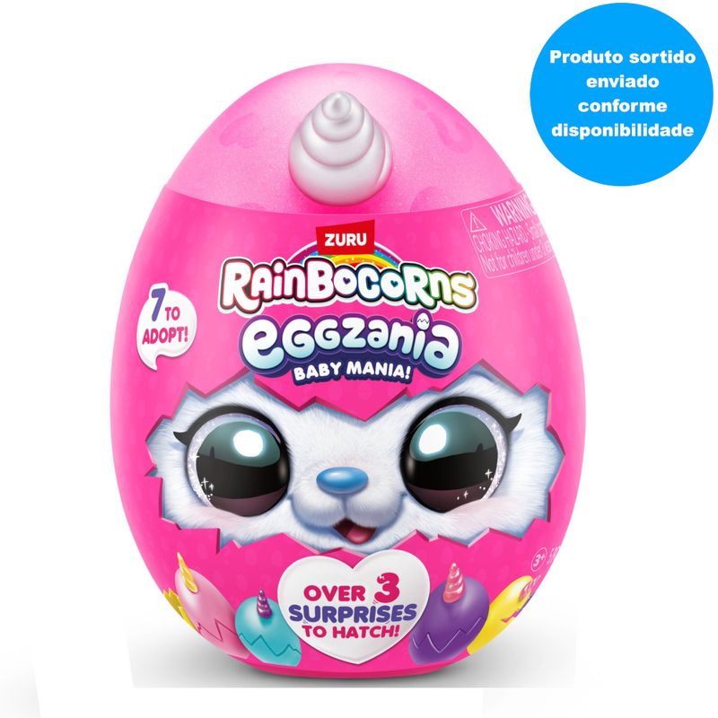 FUCF0213-1 - Ovo com Pelucia Surpresa - Baby Mania - Eggzania - Rainbocorns - Sortido - Fun 1.jpg