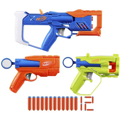 Lança Dardos Nerf - Triple Action Pack - N-Series - Hasbro