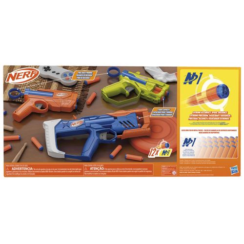 Lança Dardos Nerf - Triple Action Pack - N-Series - Hasbro