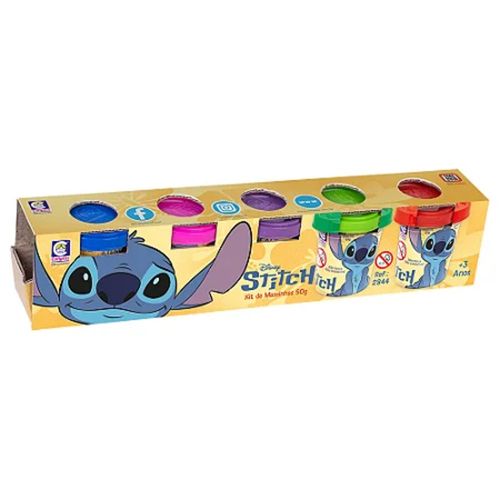 Conjunto Massa de Modelar - Stitch - Disney - Cotiplás