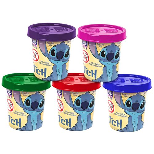 Conjunto Massa de Modelar - Stitch - Disney - Cotiplás